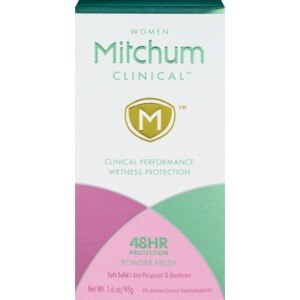 Mitchum Clinical Performance Soft Solid Anti-perspirant & Deodorant for Women, Powder Fresh