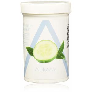 Almay Longwear & Waterproof Eye Makeup Remover Pads, Hypoallergenic, Cruelty Free, Oil Free, Fragrance Free, Opthamologist Tested, 120CT