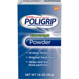 Super Poligrip Extra Strength Denture Adhesive Powder, 1.6 OZ, thumbnail image 1 of 1