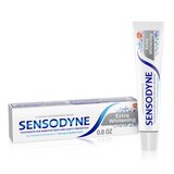 Sensodyne Travel Size Sensitivity Toothpaste, Extra Whitening for Sensitive Teeth, 0.8 ounce, thumbnail image 1 of 1