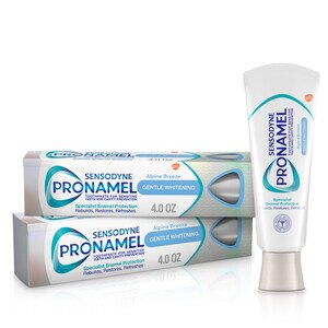 Sensodyne Pronamel Gentle Whitening Fluoride Toothpaste to Strengthen and Protect Enamel, Twin pack 8.0Z