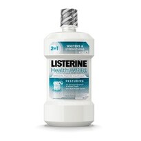 Listerine Healthy White Teeth Whitening Fluoride Mouthwash, 32 OZ