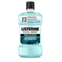 Listerine Zero Clean Mint Mouthwash For Fresh Breath And To Kill Bad Breath Germs, 16.9oz