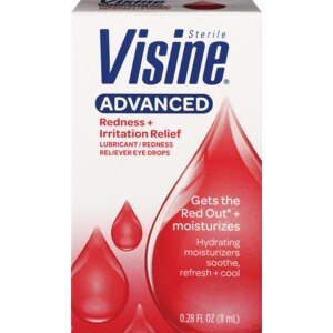 Visine Advanced Redness & Irritation Relief Lubricant/Redness Reliever Eye Drops