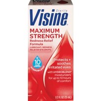 Visine Max Strength Redness Relief Formula Eye Drops, 0.5 fl. OZ