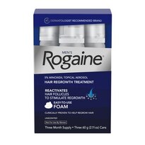 Men's Rogaine 5% Minoxidil Foam for Hair Regrowth