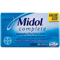 Midol Complete Menstrual Pain Relief Acetaminophen Caplets, 24 CT