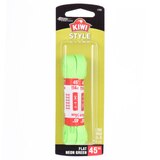 KIWI Flat Laces, Neon Green, 45", 1 Pair, thumbnail image 1 of 1