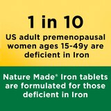 Nature Made Iron (from Ferrous Sulfate) Tablets 65 mg, 180CT, thumbnail image 3 of 4