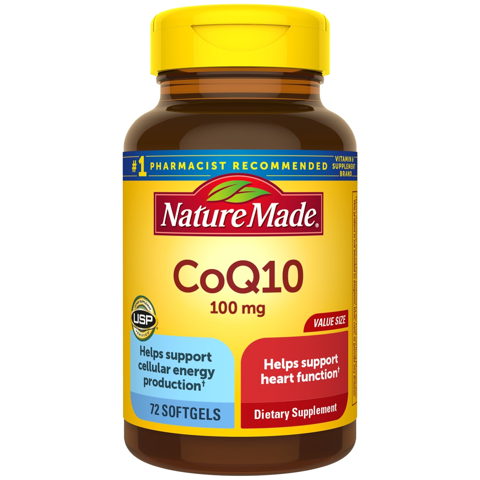 Nature Made CoQ10 Liquid Softgels 100mg, 72CT