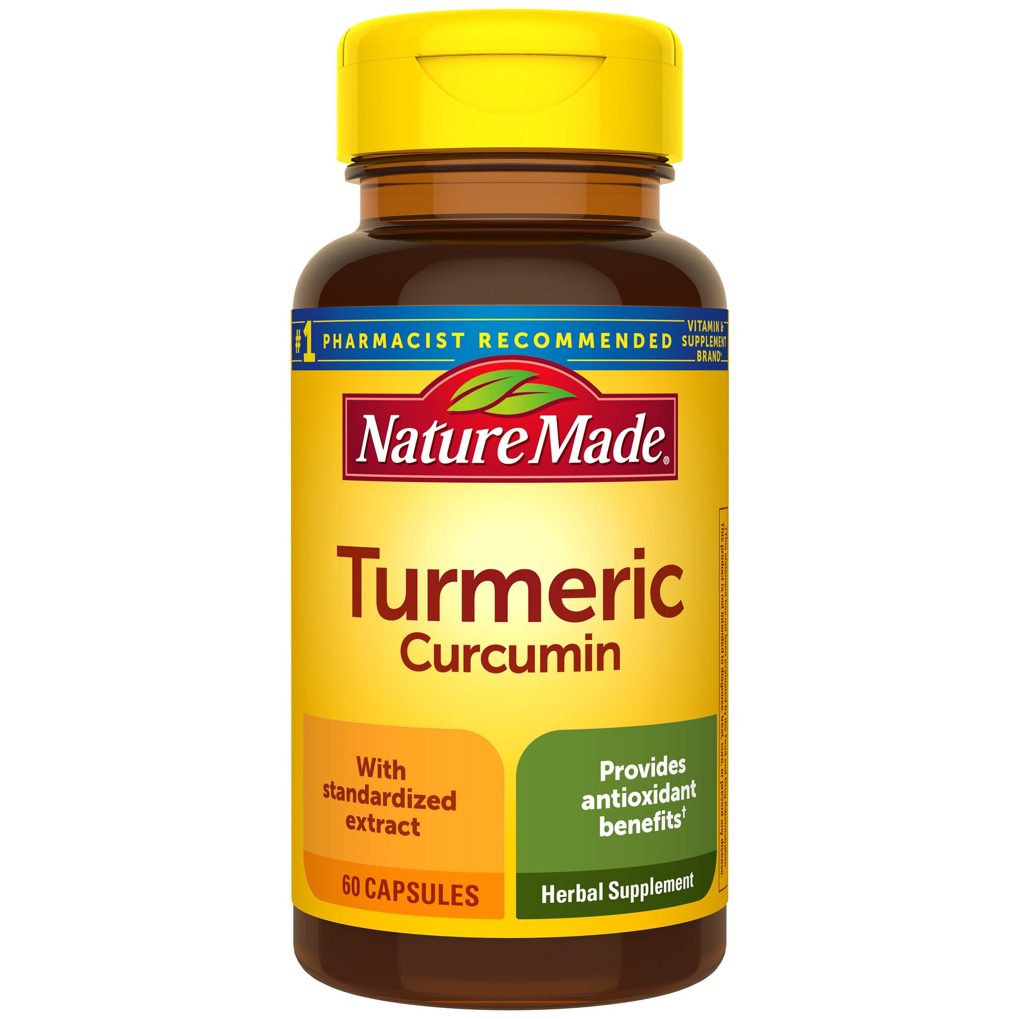 Nature Made Turmeric Curcumin Blend 500mg Capsules