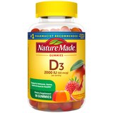 Nature Made Vitamin D3 50mcg (2000 IU) Gummies Astd Fruit, thumbnail image 1 of 1