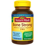 Nature Made Bone Strong with Calcium 260mg, Vitamin D3 1000IU, and Magnesium 250mg, 60 CT, thumbnail image 1 of 1