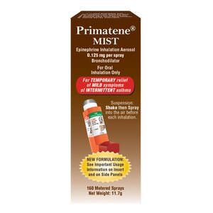 Primatene Mist Epinephrine Inhalation Aerosol, 0.125mg per spray