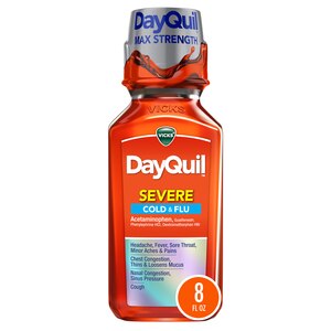 Vicks DayQuil SEVERE Cold&Flu Multi-Symptom Relief Liquid