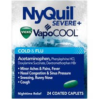 Vicks NyQuil Severe Cold & Flu Caplets, 24CT