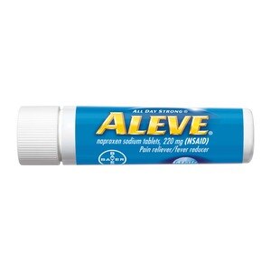 Aleve Naproxen Sodium Pain Reliever/Fever Reducer 220mg Tablets, 10/Pack