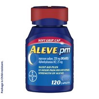 Aleve Pm Pain Reliever Nighttime Sleep Aid Caplets, 120CT