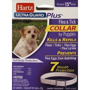 Hartz Cntrl Flea Colr For Puppy White / Blue