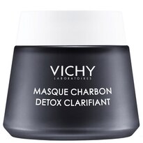 Vichy Clarifying Charcoal Clay Face Mask with Kaolin, 2.54 OZ