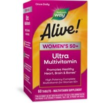 Nature's Way Alive Once Daily Women's 50+ Ultra Potency Multi-Vitamin & Whole Food Energizer Tablets