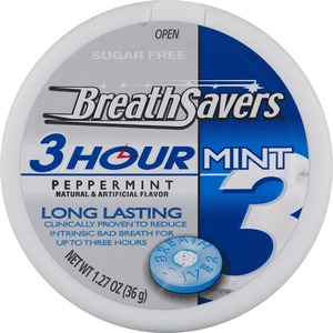 BreathSavers 3 Hour Mint Peppermint