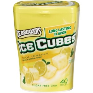 Ice Breakers Ice Cubes Cool Lemon Sugar Free Gum