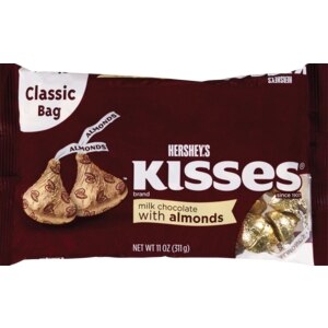 Hershey's Kisses Milk Chocolate With Almonds