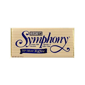 Hershey's Symphony Creamy Milk Chocolate, Almonds & Toffee Chips