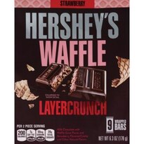 Hershey's Waffle Layer Crunch Wrapped Bars Strawberry