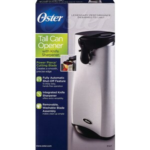 Oster Tall Can Opener with Knife Sharpener