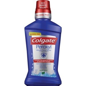 Colgate Peroxyl Mouth Sore Rinse Mint, 16 OZ