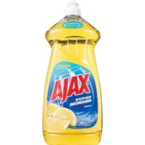 Ajax Dishwashing Liquid Ultra Super Degreaser Lemon