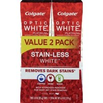 Colgate Optic White Renewal Enamel Strength Teeth Whitening Toothpaste - 3 ounce (2 Pack)