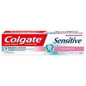 Colgate SENSITIVE WHITENING MaxStrgth Toothpaste FrshMnt 1Pk