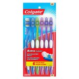 Colgate Extra Clean Full Head Toothbrush, Soft - 6 CT, thumbnail image 1 of 1