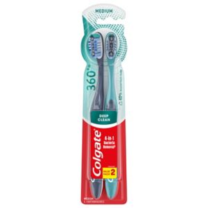 Colgate 360 Whole Mouth Clean Medium Toothbrush Value Pack