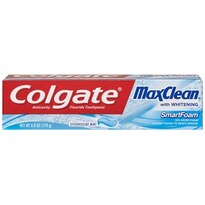 Colgate MaxClean Foam Toothpaste Effervescent Mint, 6 OZ