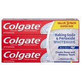 Colgate Baking Soda&Peroxide WHITENING Toothpaste BrMint 3Pk, thumbnail image 1 of 1