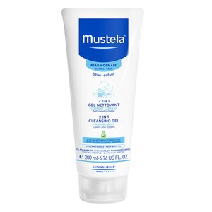 Mustela 2 in 1 Cleaning Gel, 6.76 OZ