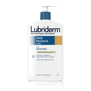 Lubriderm Daily Moisture Lotion with SPF 15 Sunscreen, 13.5 OZ