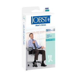 Jobst Men's Dress Knee High 8-15 mmHg Closed Toe
