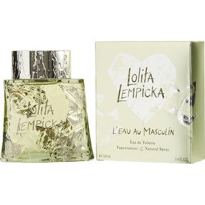 Lolita Lempicka L'Eau Au Masculin by Lolita Lempicka Eau de Toilette Spray, 3.4 OZ