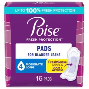 POISE EXTRA PLUS ABSORBENCY PAD