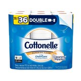 Cottonelle Ultra CleanCare Toilet Paper, Strong Bath Tissue, Septic-Safe,18 Double Rolls, thumbnail image 1 of 1