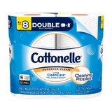 Cottonelle Ultra CleanCare Toilet Paper, Strong Bath Tissue, Septic-Safe, 4 Double Rolls, thumbnail image 1 of 1