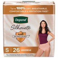Depend Silhouette Incontinence Underwear for Women, Maximum Absorbency, S/M