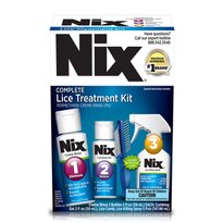 Nix Complete Lice Treatment Kit, Kills Lice and Eggs, Lice Comb