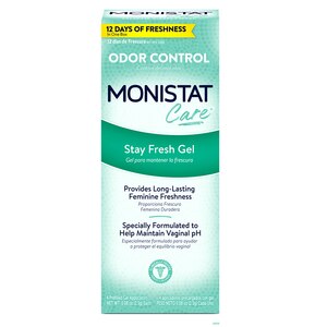 Monistat Care Stay Fresh Gel, 4 Pre-filled Applicators, Odor Control