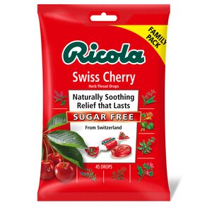 Ricola Swiss Cherry Sugar Free Herb Throat Drops